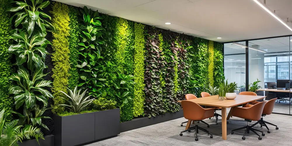 Office Green Wall